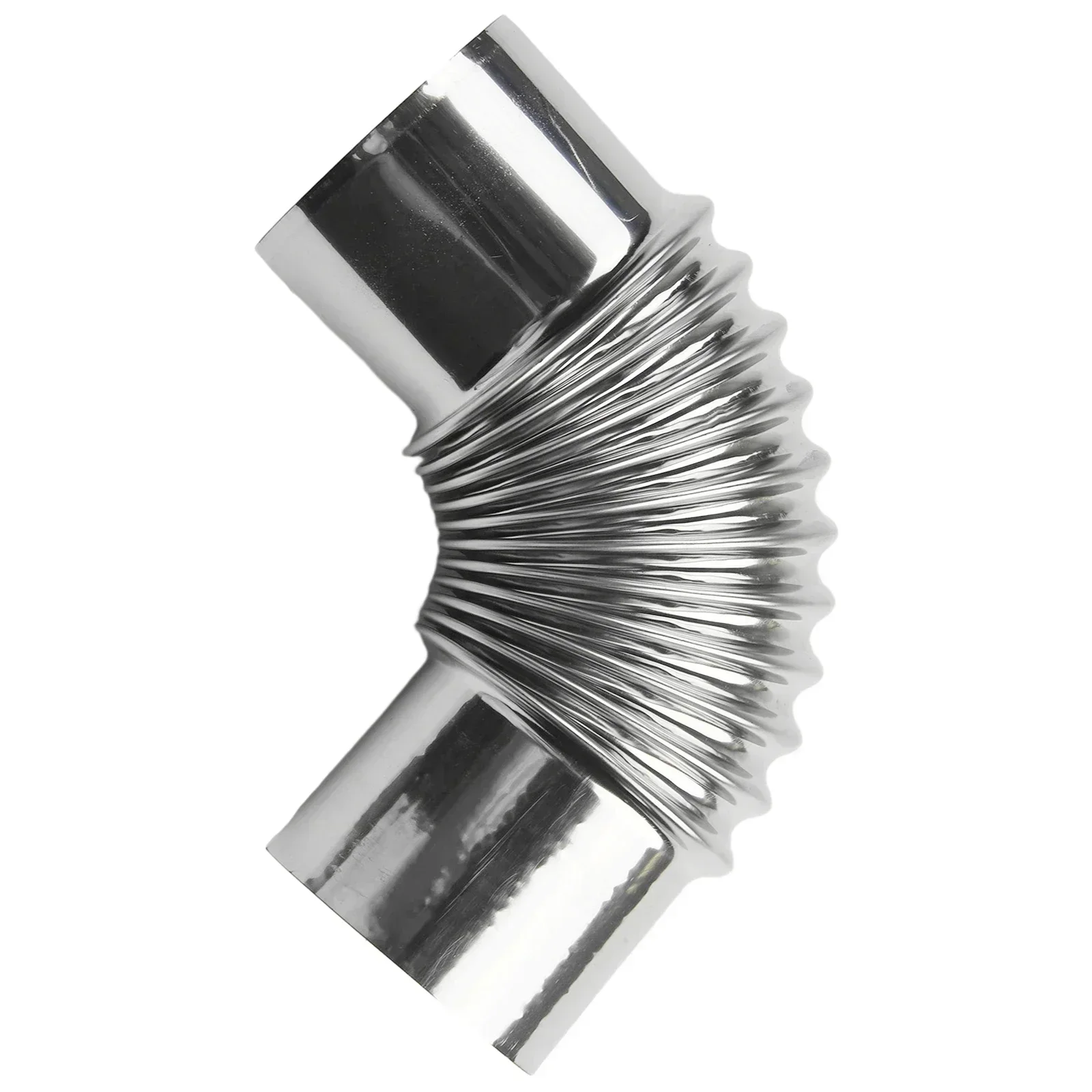 50mm-100mm Stove Flue Pipe Elbow Stainless-Steel Flue Stove Pipe Chimney Gas Wood Stoves Heater Exhaust