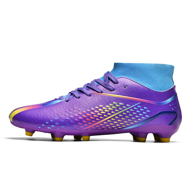 2023 Adult Boys Indoor Futsal Soccer Shoes Sports High top AG Outdoors Soccer Shoes Kids Training Boots Studded Boots Size 36-45