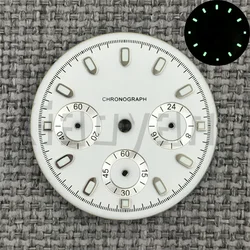 Elegant Luminous Watch Dial in Black Rose and Ice Blue (13)