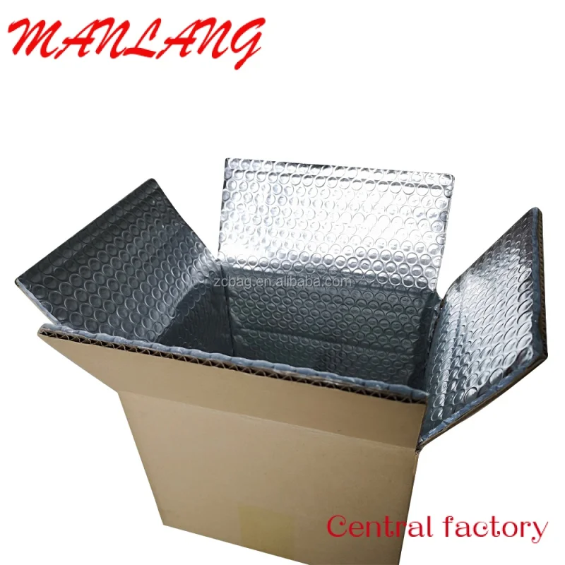 Scatola Di Cartone Ondulato Pattes De Poulet Cool Isolamento Imballaggio Scatola Di Latta Flip Cover Smart Cooler Box Isolamento Termico