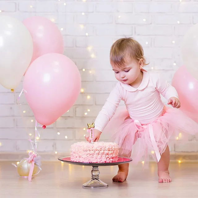 Kinsynko Vela Núero 2 Para Pasteles De Cupleaños, Diseño De Ariposa