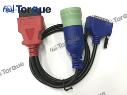 Câble OBD 16 broches à 9 broches pour Scanner de Diagnostic agricole, outil de Service électronique CNH DPA5 New Holland 