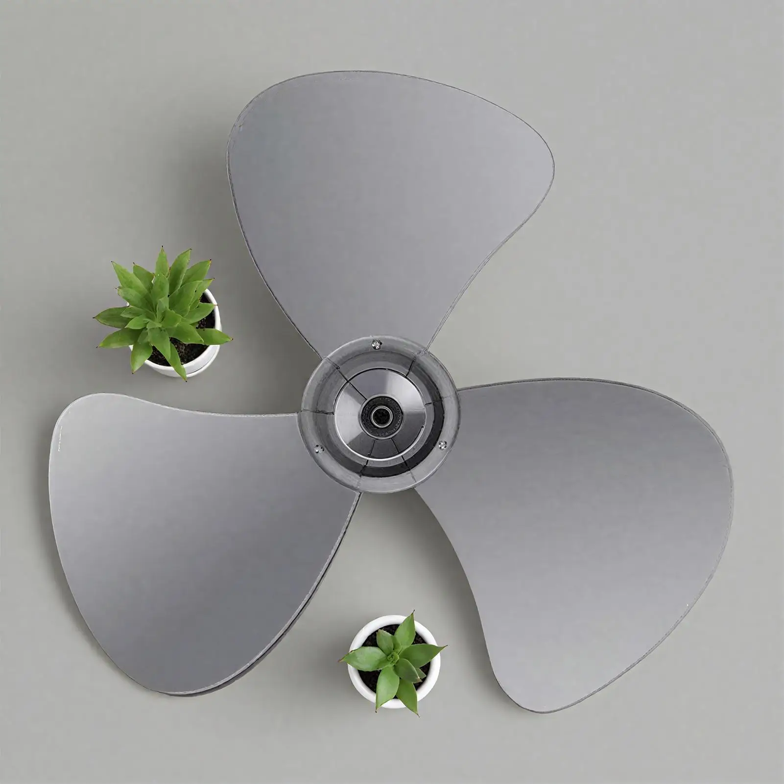 Description Picture 4 of itemPlastic Fan Blade Three Leaves With Nut Cover For Standing Pedestal Fan Three Leaf Accessories Electric Fan Blades fan parts