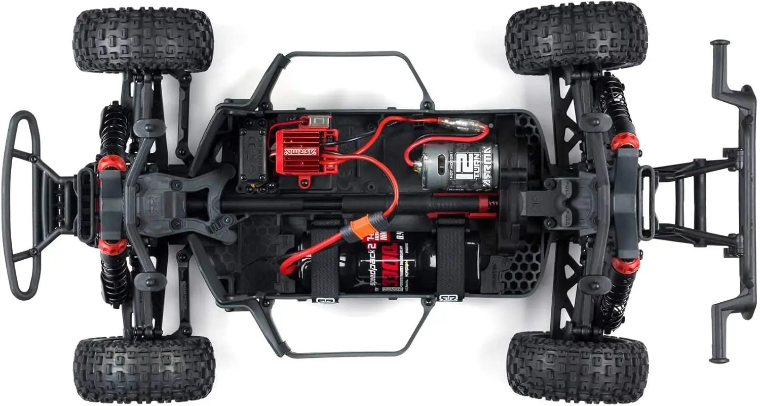 1/10 SENTON 4X4 V3 MEGA 550 Brushed Short Course RC Truck RTR (Transmitter, Receiver, NiMH Battery and Charger Included),