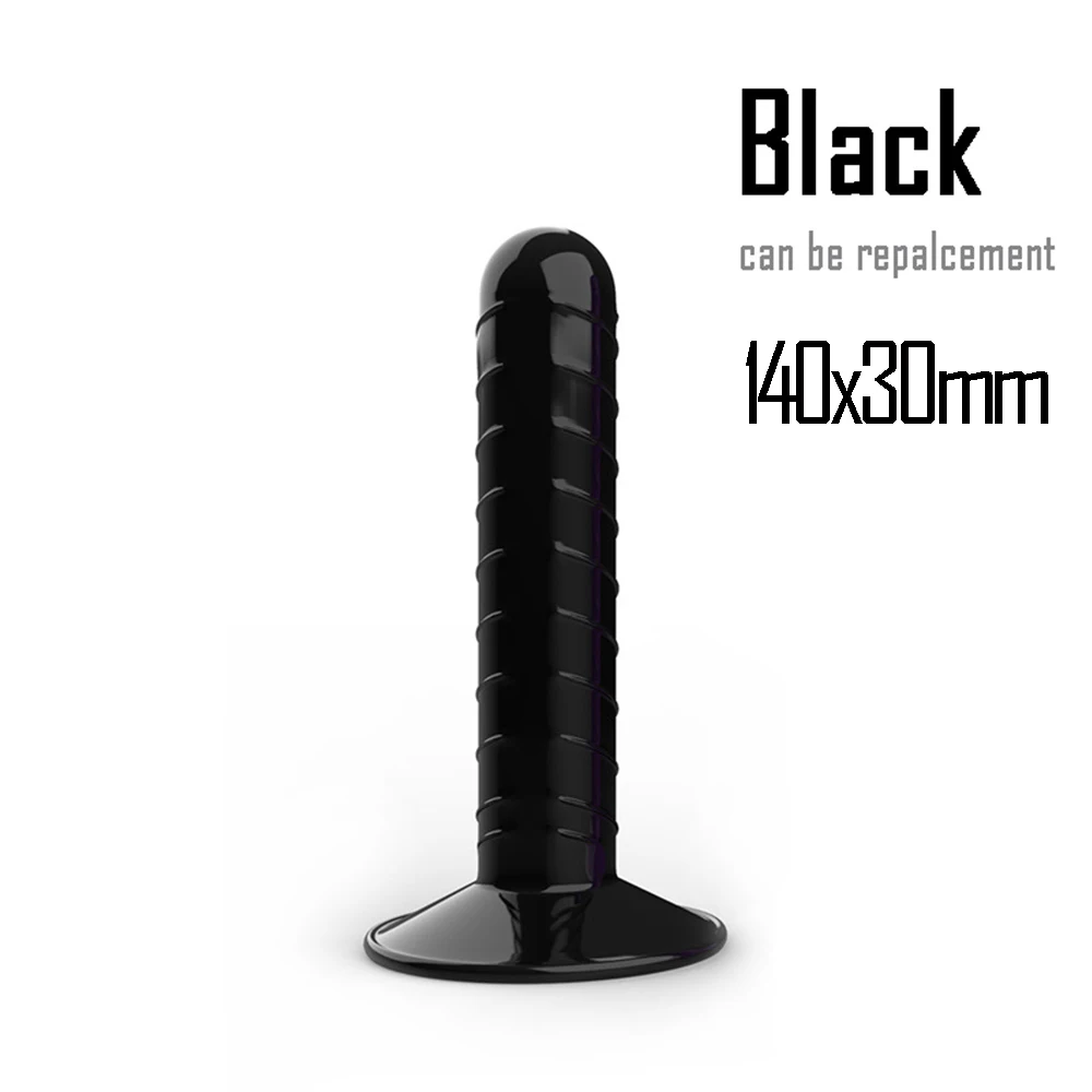 Soft Anus Plug Female TPR Penis Head Strap On Dildos