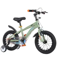 Vélo pour enfants 14-16-18-20 pouces bébé Bick garçon et fille enfant Bick 3-6-9 ans cadre en acier au carbone Double frein 4