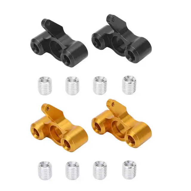 RC Car Steering Block Wear Resistant Aluminum Alloy Steering Knuckles Hub Carrier for JLB 1/10 Truck Series 2