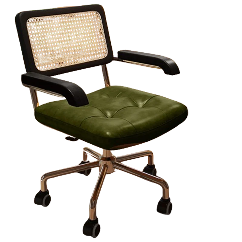 

Интерьерное игровое кресло из ротанга, кресло со спинкой для макияжа, кофе, красивое офисное кресло для гостиной, простая мебель для офиса