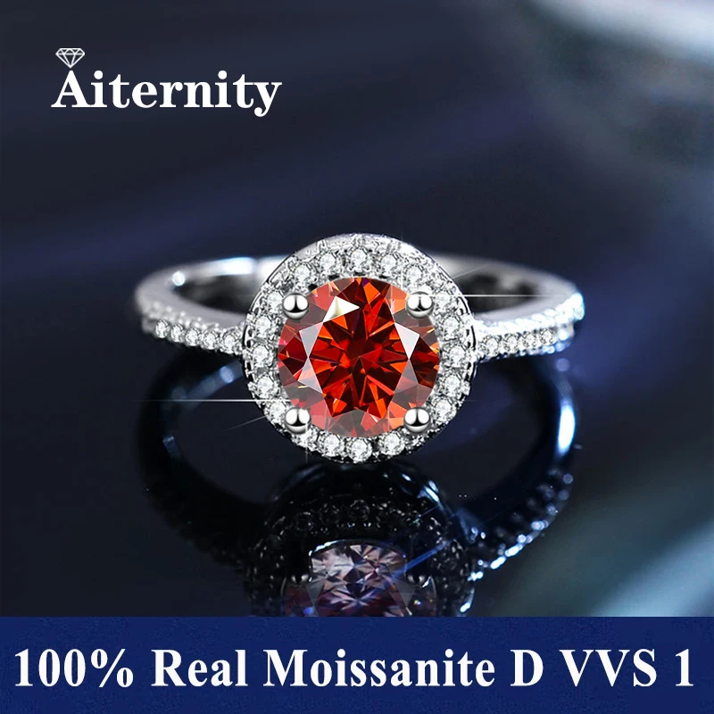 YB-Red Moissanite