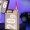 Portable Metal Induction Ignition Cigarette Lighter Men's Boutique Gift Butane Gas Lighter Windproof Lighter Unusual Lighters 2