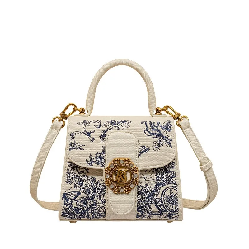 حقيبة يد نسائية فاخرة وخفيفة الوزن لعام 2025، بتصم...