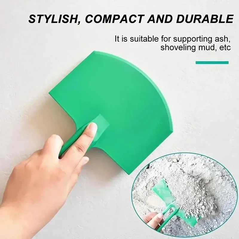 Curved Bucket Scoop Nylon Bucket Scraper for Drywall Mud Paint Construction Tools Scrapes Buckets Clean Putty Knife tools