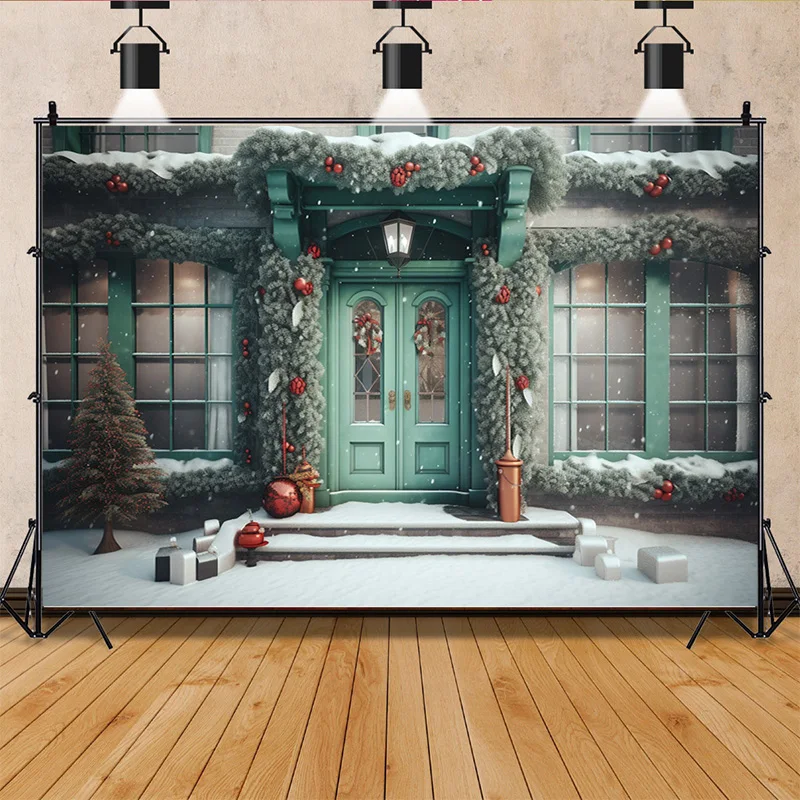 

ZHISUXI Christmas Decorations Photography Backdrops Candy House Living Room Ornament Birthday Photo Studio Background QS-31