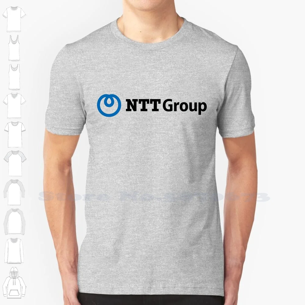 

Высококачественные футболки с логотипом бренда Ntt Group, модная футболка из 100% хлопка, новая футболка с графическим рисунком