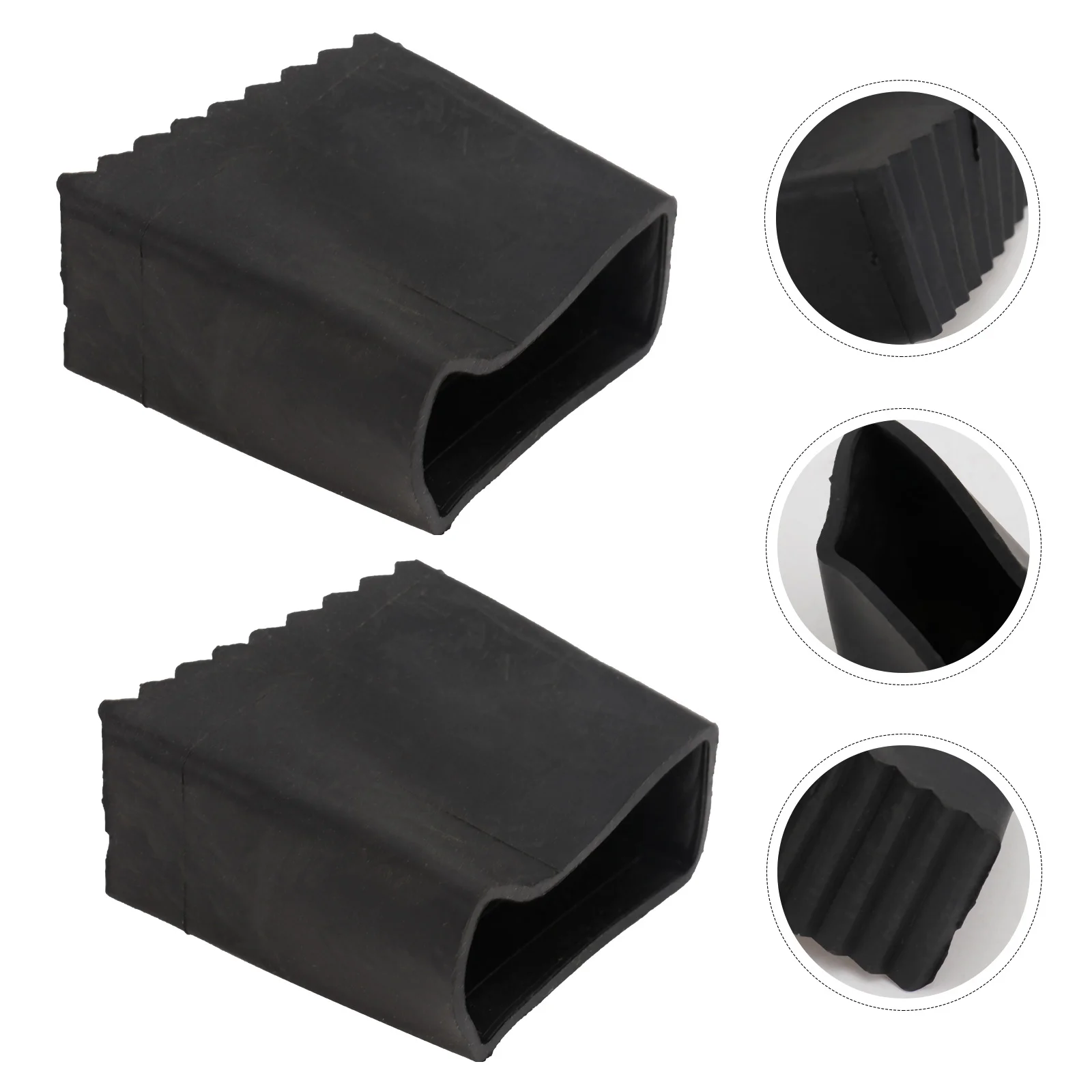 Household Ladder Non-slip Pads Gold Bumper For Home Ladder Accessories Black