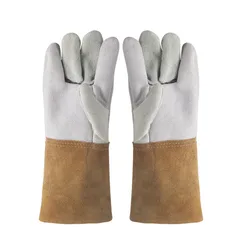 Heavy - Duty Wear - Resistant Leather Work Gloves - Cut, Heat, and Thorn Resistant (1 Pair)
