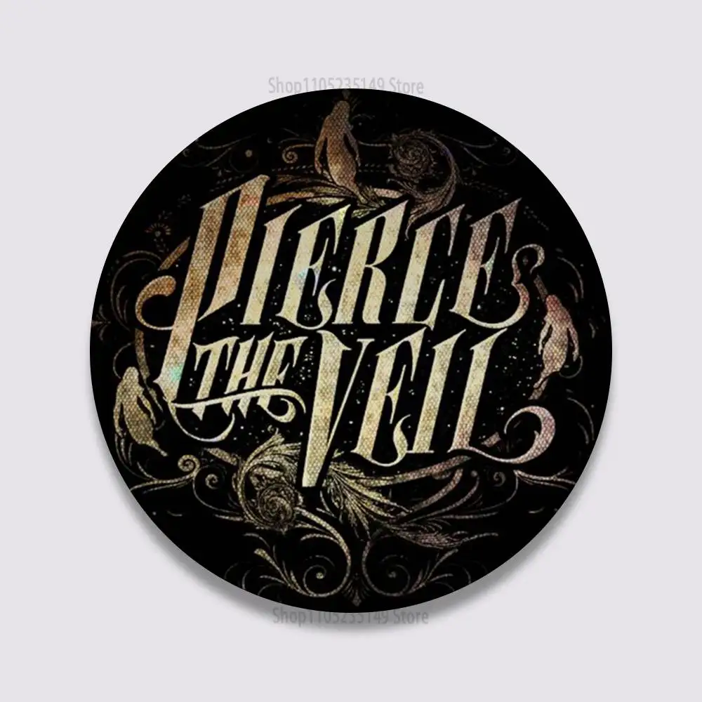 Handmade Pierce The Veil Music Pins - Round Brooch Badge for Backpacks, Clothes, and Jewelry Gifts