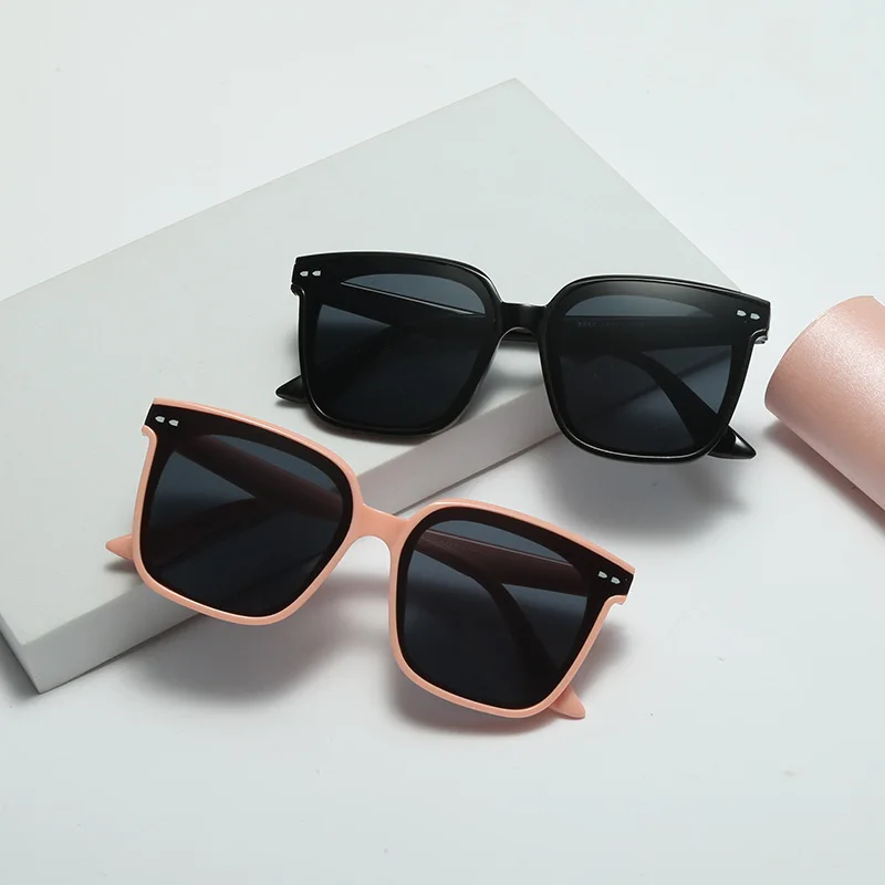 

2023 Fashion Brand Kids Sunglasses Child Black Sun Glasses Anti-uv Baby Sun-shading Eyeglasses Girl Boy Sunglass