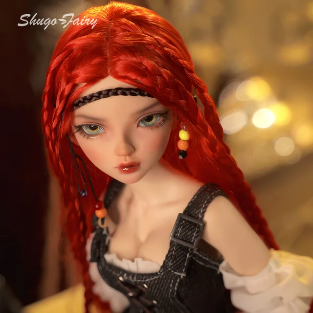 1/4 BJD Doll Sweet Girl Floral Dress Outfit - Ball Jointed Doll Clothing & Accessory - View #3