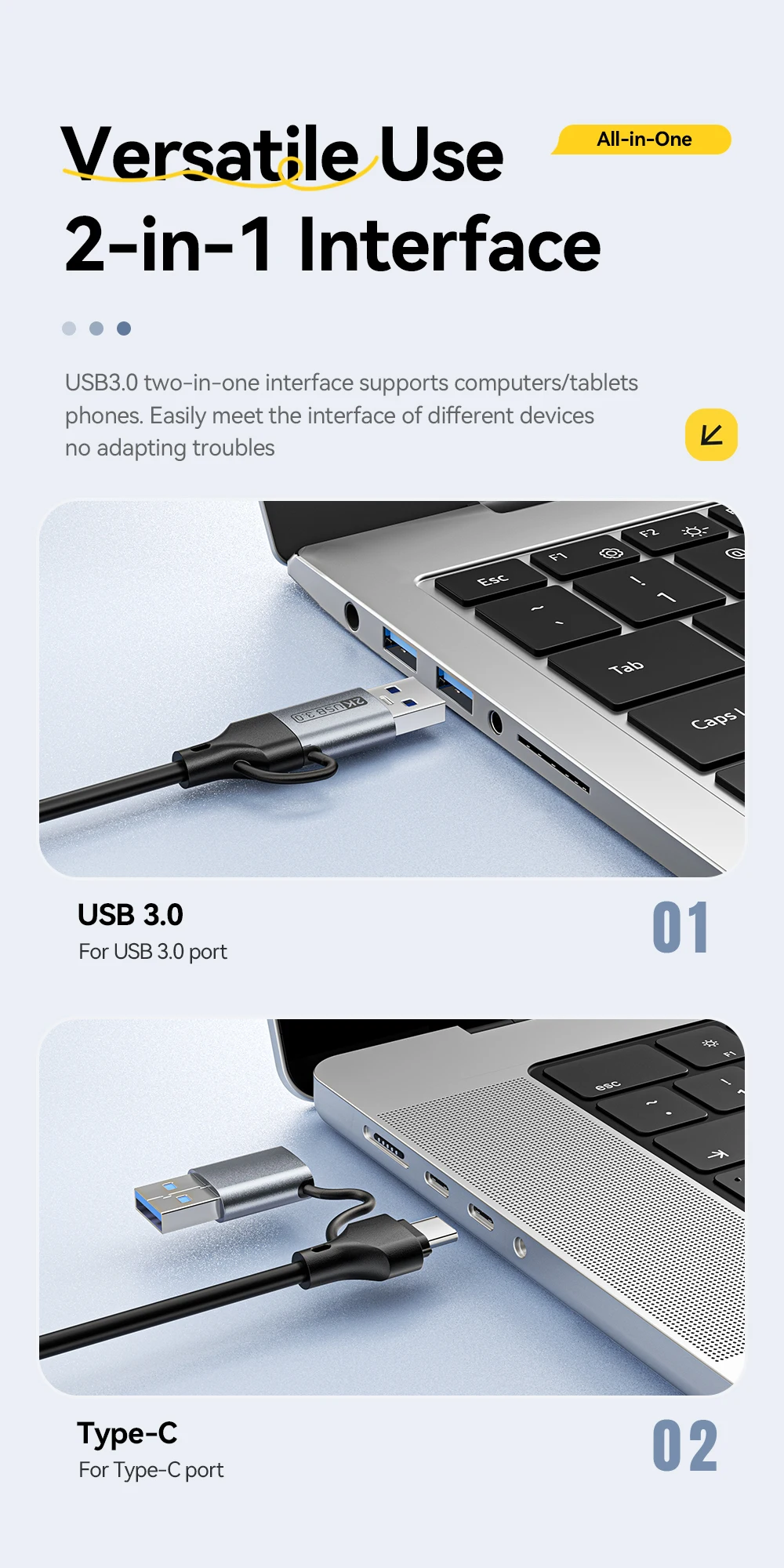 Essager 2 in 1 USB 3.0 Video Capture Card 4K HDMI to USB/Type-c Gaming Live Streaming Grabber Record For Switch Video Recorder