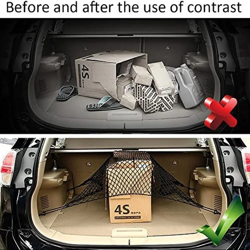 Kofferraum netz für Renault Talisman 2013-2017 2016 2023 Samsung SM6 Auto  Auto Heck fracht lager Netz Mesh Gepäck elastisches Zubehör