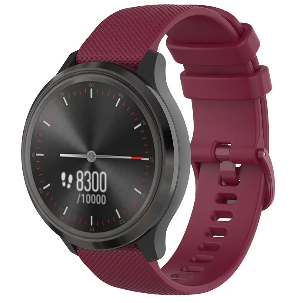 20mm Silicone Watchband - Premium Soft Wristband Bracelet Strap