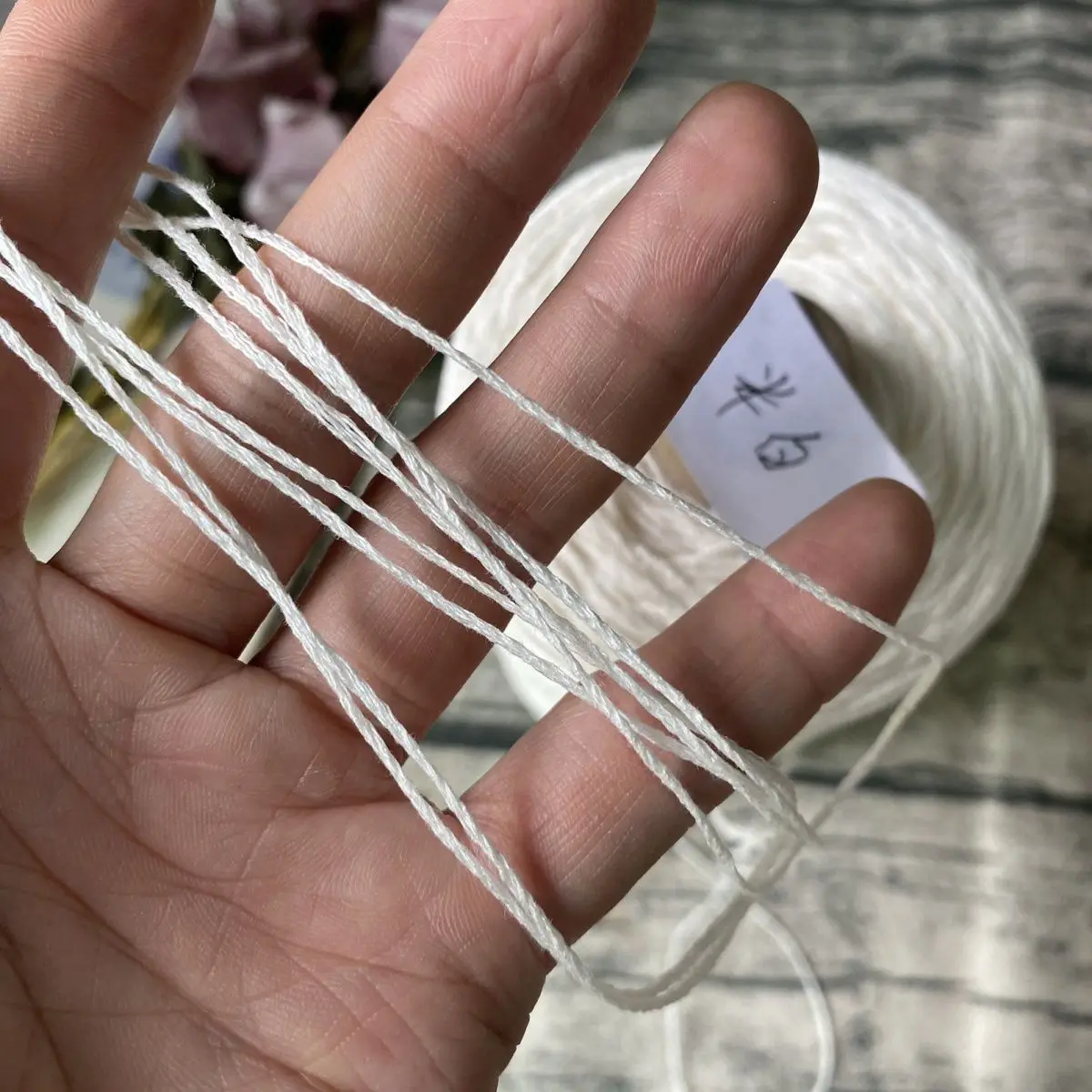 500g/개 고밀도 5호 레이스 리넨 실 뼈같은 여름 크로셰 의류 스커트 몸에 꼭 맞는 시원한 보풀 없는 원사