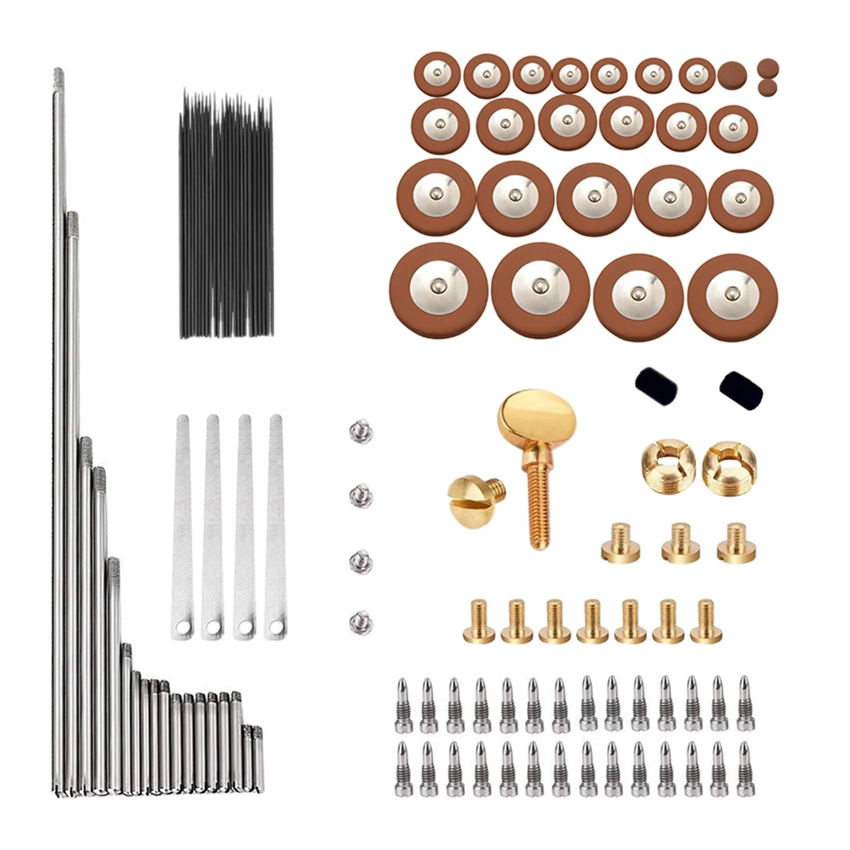 Alto Sax Saxophone Repair Parts Screws + Saxophone Springs Kit 119Pcs/Set DIY Tool Woodwind Instrument Accessories saxophone accessories
