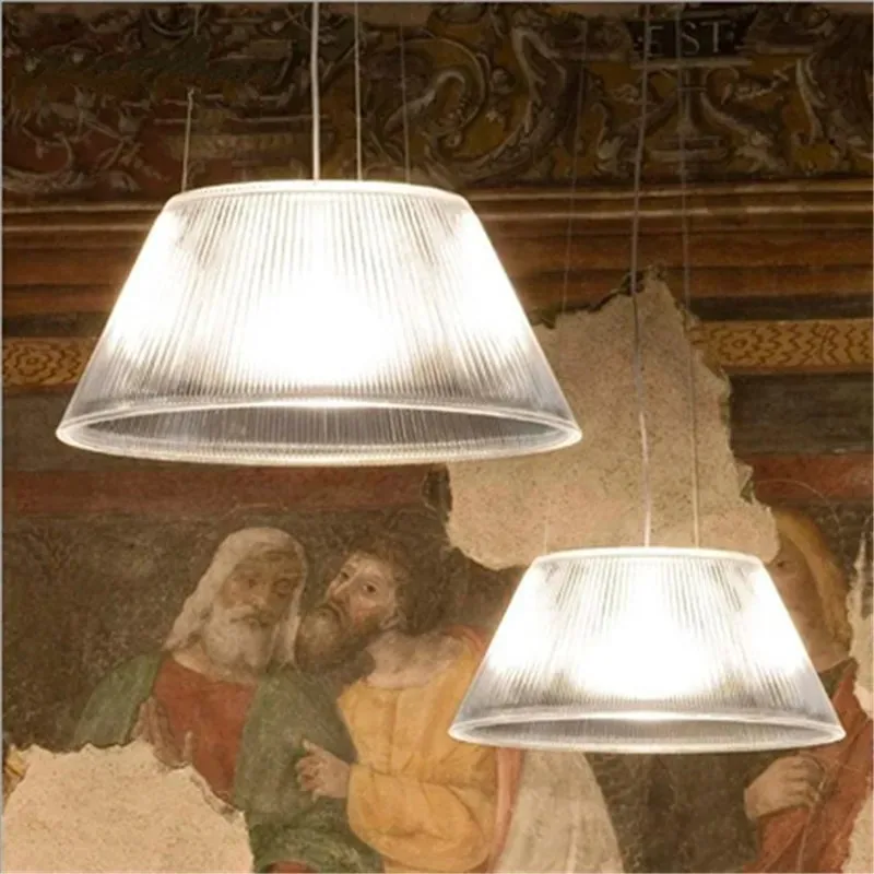 

Nordic LED Glass Pendant Lamp Romeo Moon S2 Pendant Lamp For Living Room Bedroom Kitchen Restaurant Hanging Dining Table Lamp