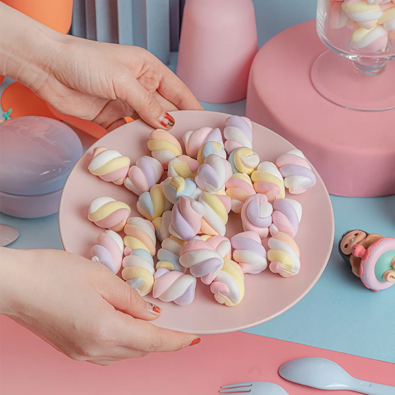 Simulation Cotton Candy Model Fake Sweets Wedding Party Table Decor Dessert Shop Window Display Prop Kids Toys 5Pcs