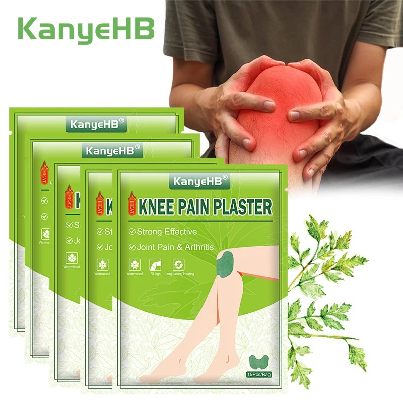 15 45 75pcs Knee Moxibustion Pain Relief Patch Arthritis Synovitis Care