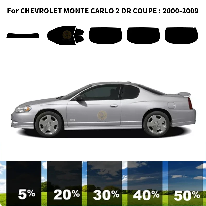 

Precut nanoceramics car UV Window Tint Kit Automotive Window Film For CHEVROLET MONTE CARLO 2 DR COUPE 2000-2009