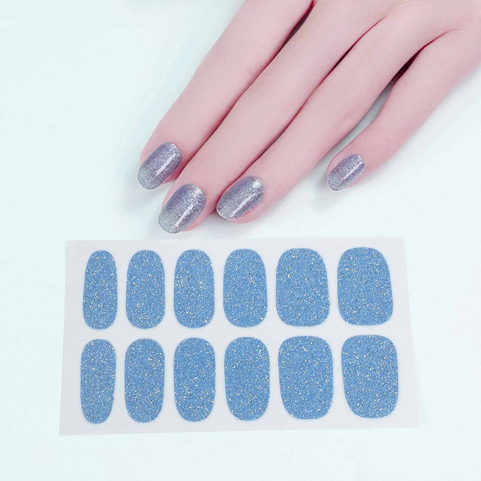 

8 Sheets Nail Sticker Stickers Wraps for Women Water Proof Decals Polish Full