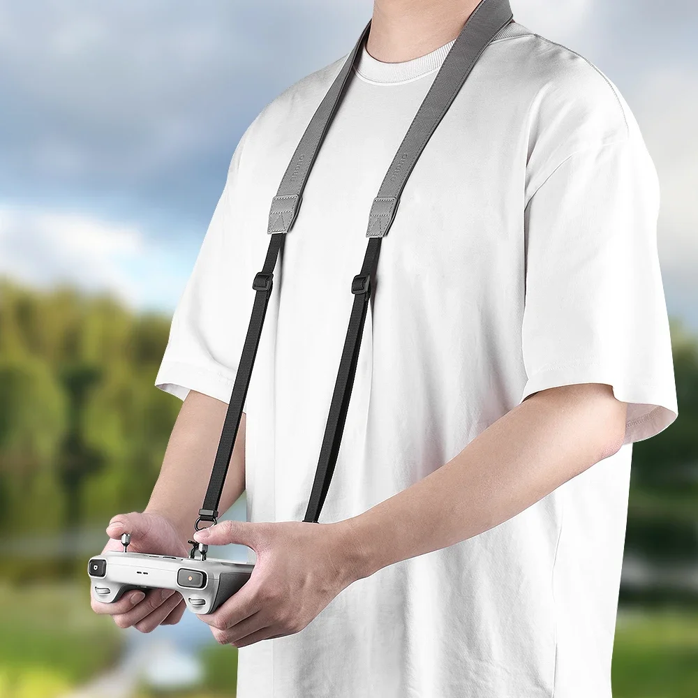 Lanière de cou en cuir PU pour DJI RC/RC 2, Mini 3 Pro, Mavic 3, Air 3/3S