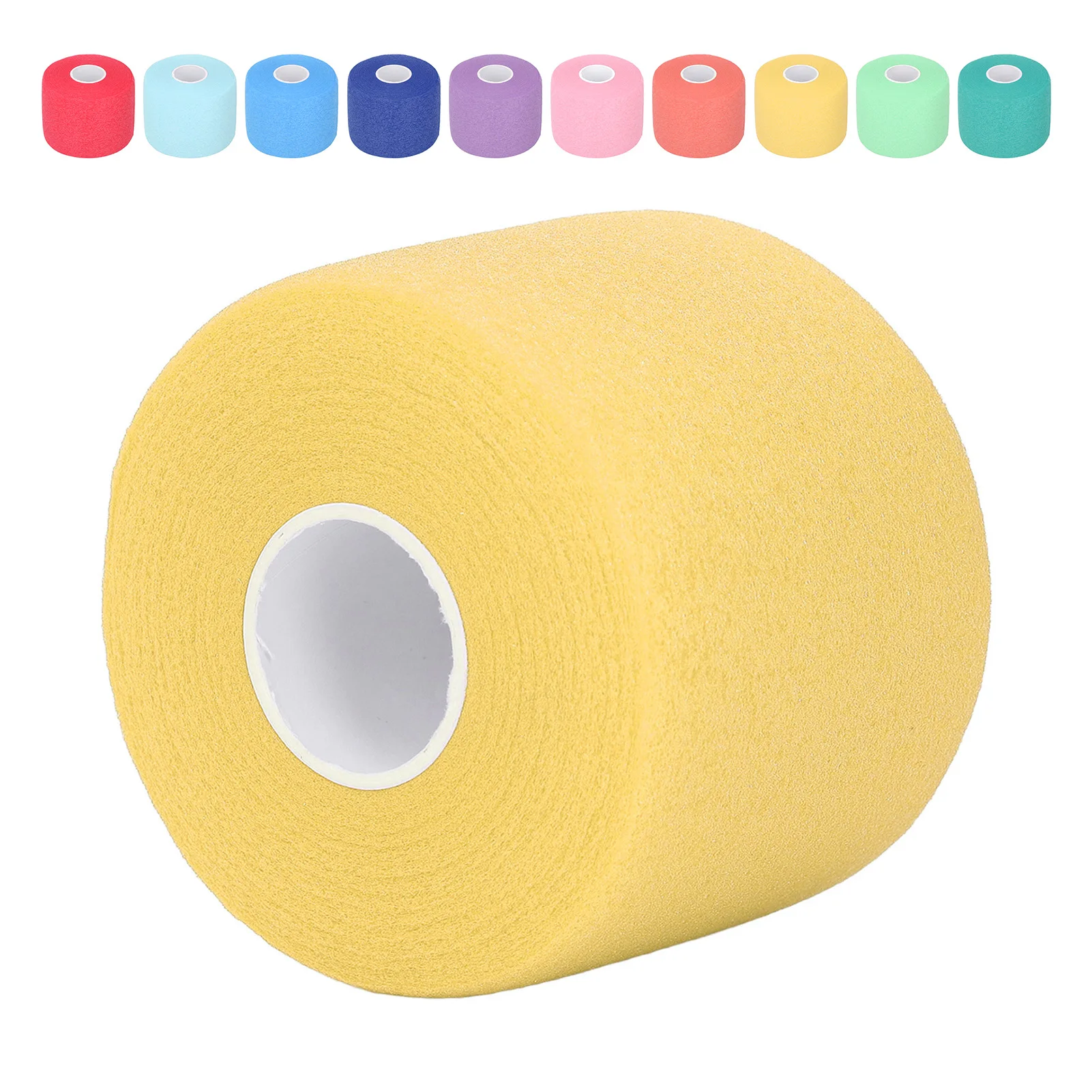 Badminton Grip Cushion Wrap 60mm Width 20m Length Shock Absorption Tennis Racket Grip Tape Backing Film