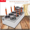 XEOLEO Pasta Boiler Electric Food Processor Spaghetti Cooker 6 Baskets Stainless steel Cooking Noodle Machine for Kitchen 6KW 1