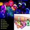 6PCS 25ml Fluorescent Paint Glow In The Dark Light Body Paint Face Painting for Party Halloween Event Makeup Club Makeup Xmas Gl 4