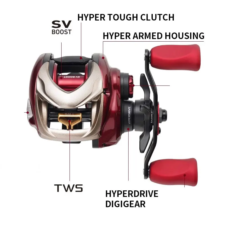 2025 DAIWA SALAMANDURA SV TW 100H/100HL/100XH/100XHL Drag 5KG 7+