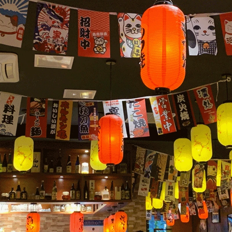 

Japanese Style Fashion Party Decoration Flag Izakaya Decoration Door Curtain Room Divider House Gadgets Gothic Home HANGING WALL