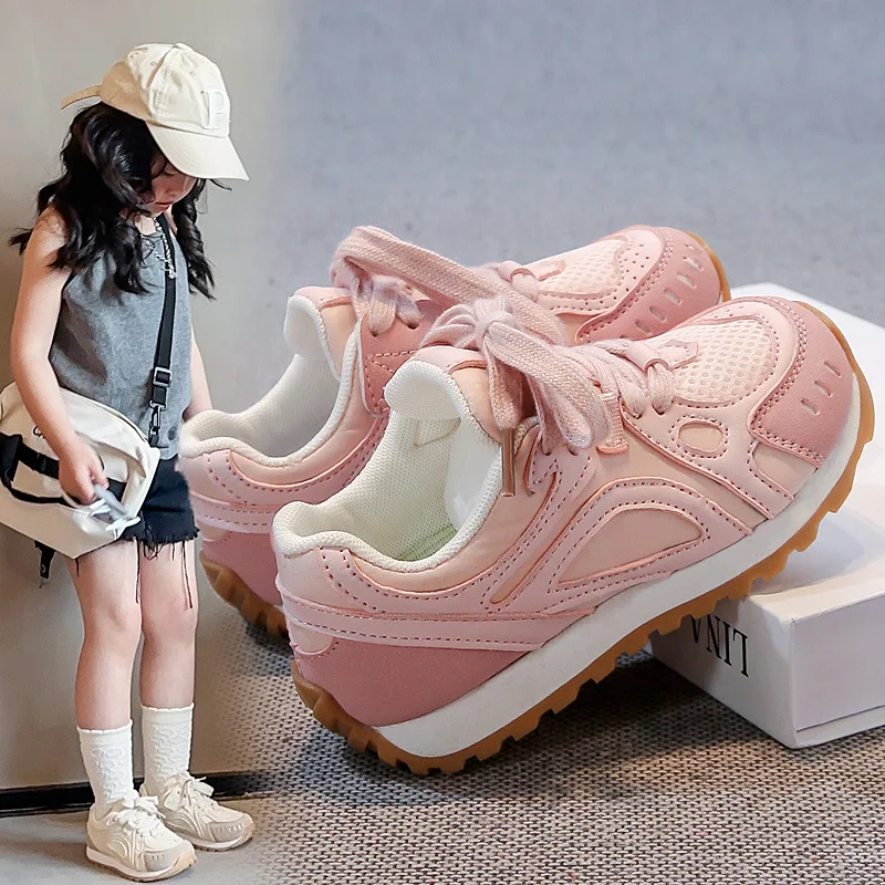 Spring New Korean version Huafu Forrest Gump shoes for girls, niche sports shoes for boys, casual soft soled white sneaker