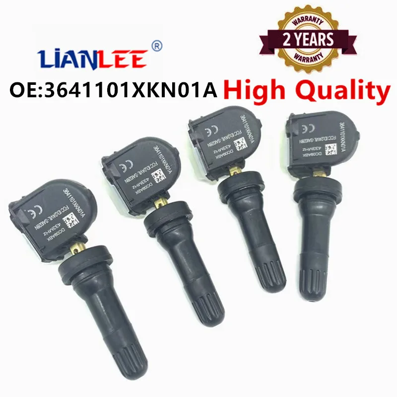 Haval용 자동차 타이어 압력 센서, TPMS 3641101XKN01A, 4 개