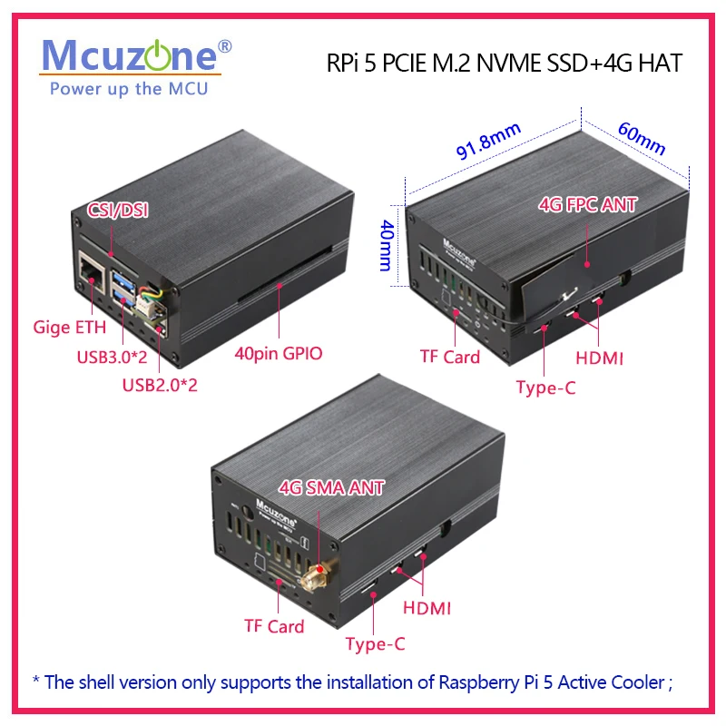 ミニPC Raspberry Pi5 4G RAM Raspberry Pi 5 - 4GB RAM – Robot Pi Shop