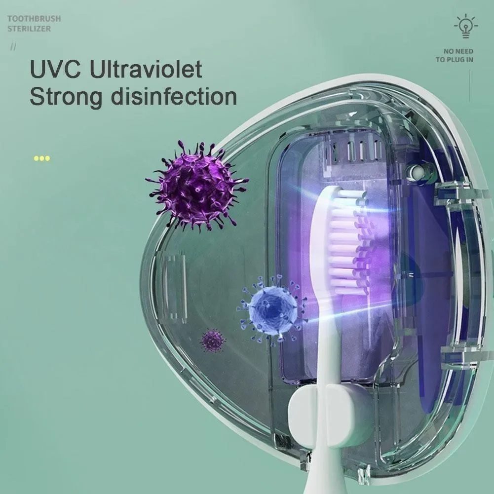 칫솔 살균기 블루 라이트 UV 칫솔 헤드 소독 박스 휴대용 칫솔 살균기
