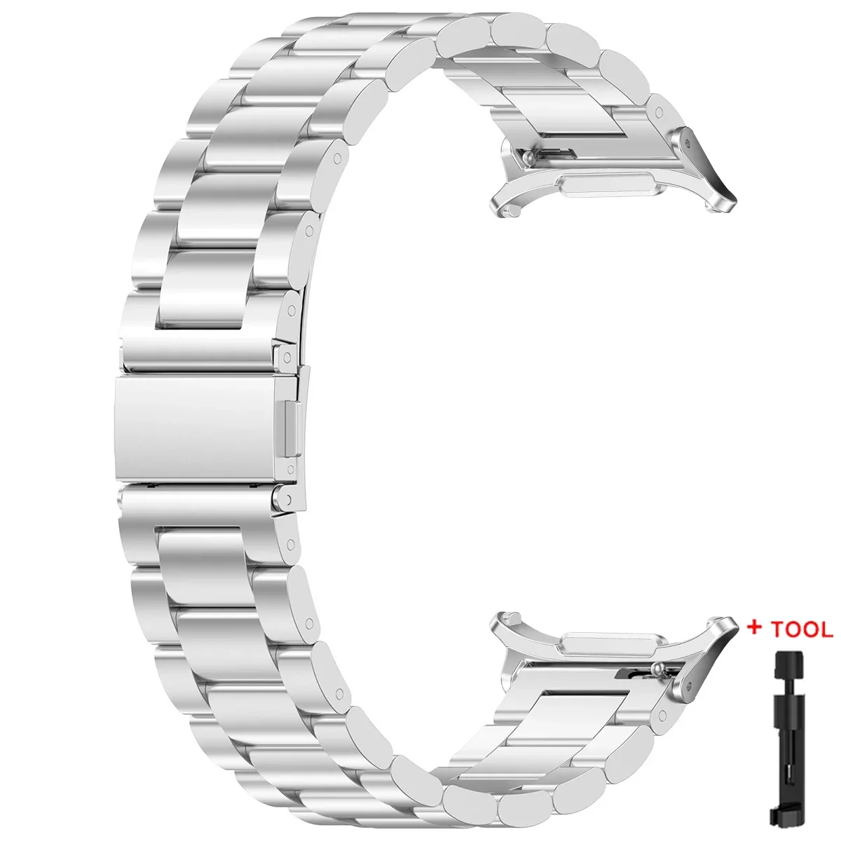 Stainless Steel Quick-Release Bracelet Replacement Wristband