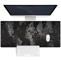 Professional Large Mouse Pad & Computer Game Mouse Mat (35.4x15.7IN/31.5X15.7IN Map) (90 x40/80x40cm Map) 1