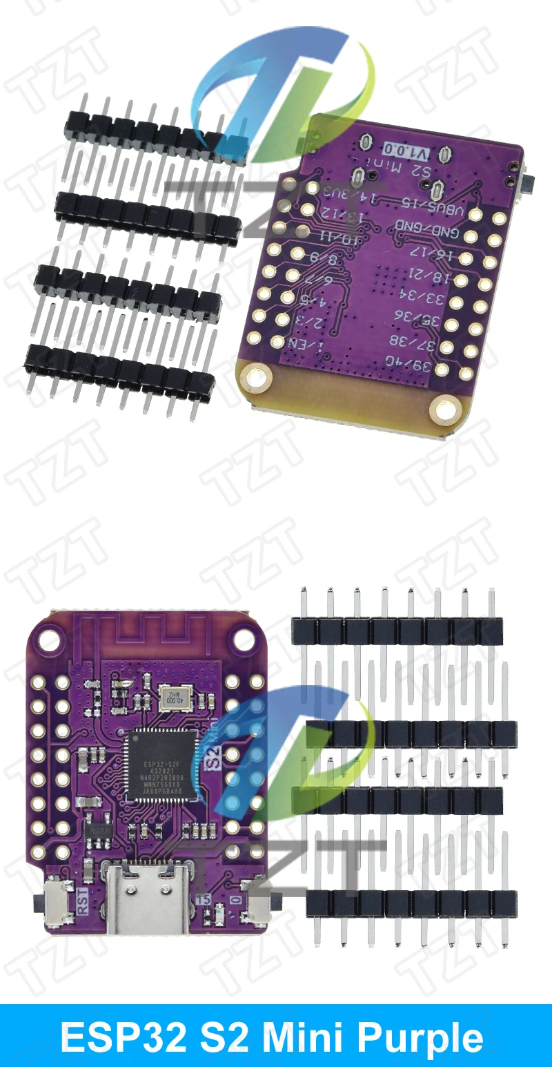 TZT ESP32 S2 Mini WIFI Board basierend auf ESP32-S2FN4R2 ESP32-S2 4MB FLASH 2MB PSRAM MicroPython für Arduino-kompatibles D1 Mini Upgrade – Detail 5
