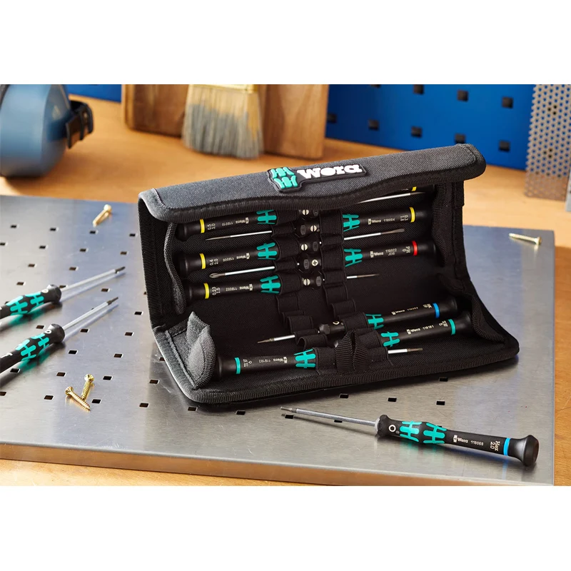 Wera(ヴェラ) 05134000001 | Kraftform Micro ビッグパック1 スクリュードライバーセット 精密機器作業用 Wera ヴェラ Kraftform Micro 12 Universal 1 精密 ドライバー