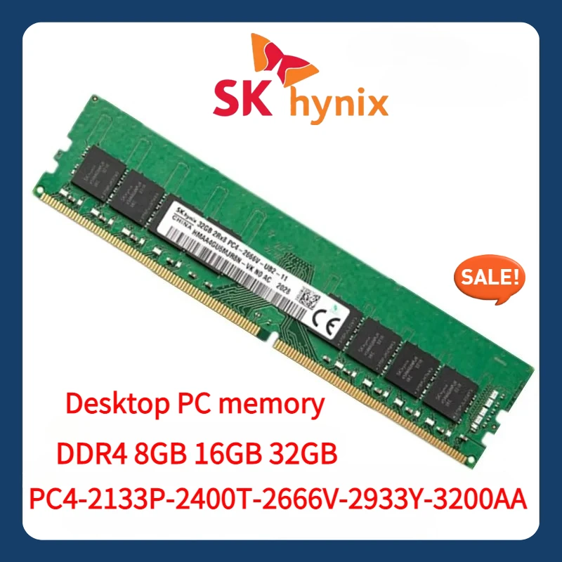 SK hynix PC4 8GB 16GB 32GB 2133 2400 2666 2933 3200 MHz DDR4 RAM