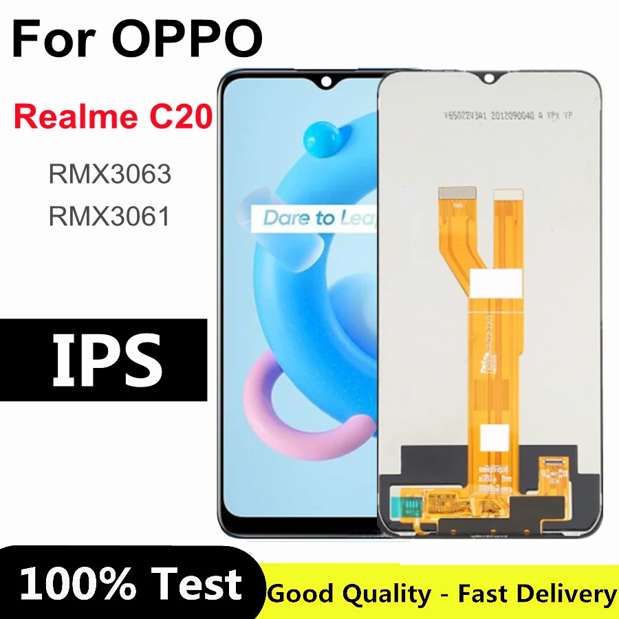 

6.5" For Realme C11 2021 RMX3231 LCD Display Touch Screen For Realme C20 C21 RMX3201 RMX3063 LCD Screen