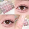 JUJu 16-color eye shadow matte pearl light flash low saturated earth color daily makeup eye shadow 2